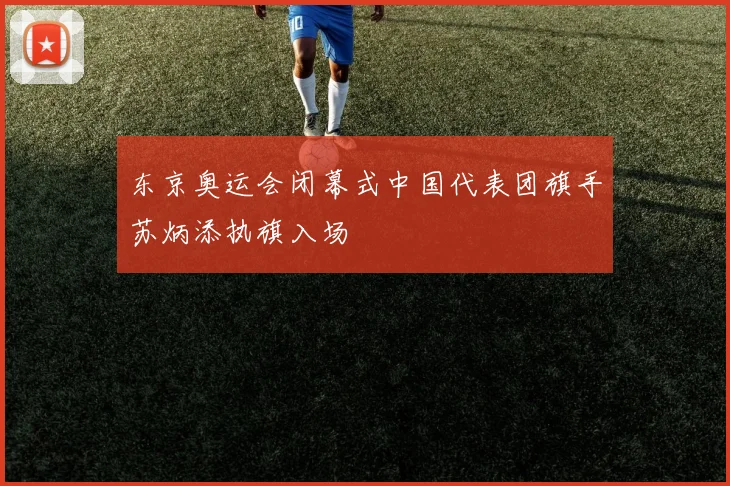 东京奥运会闭幕式中国代表团旗手苏炳添执旗入场